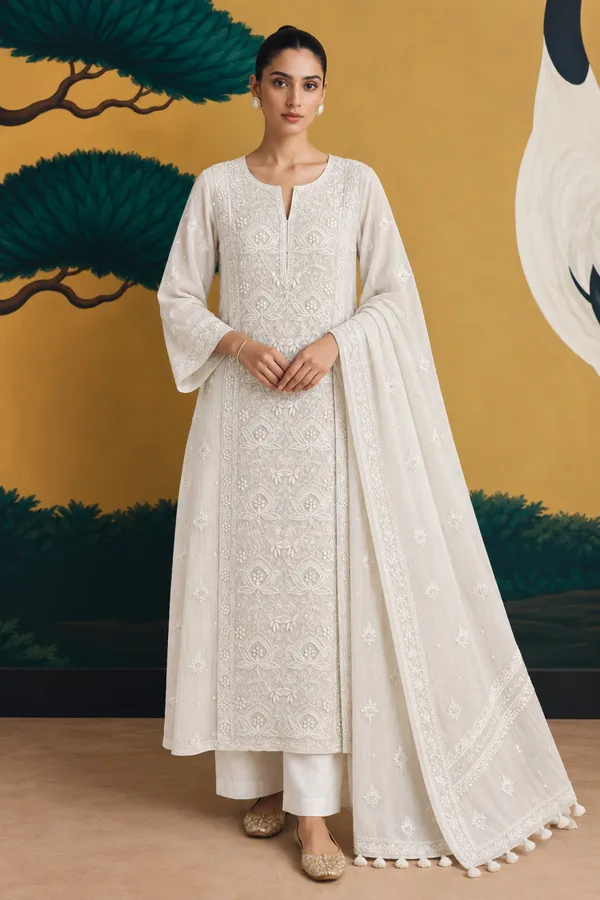 Ivory_Embroidered_Straight_Kurta_Set_For_Women