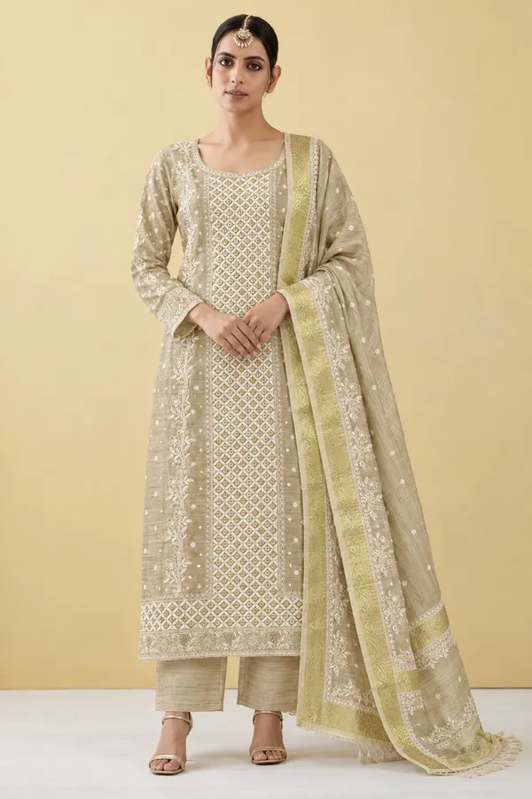 Beige_Organza_Embroidered_Unstitched_Suit_Set_for_Women