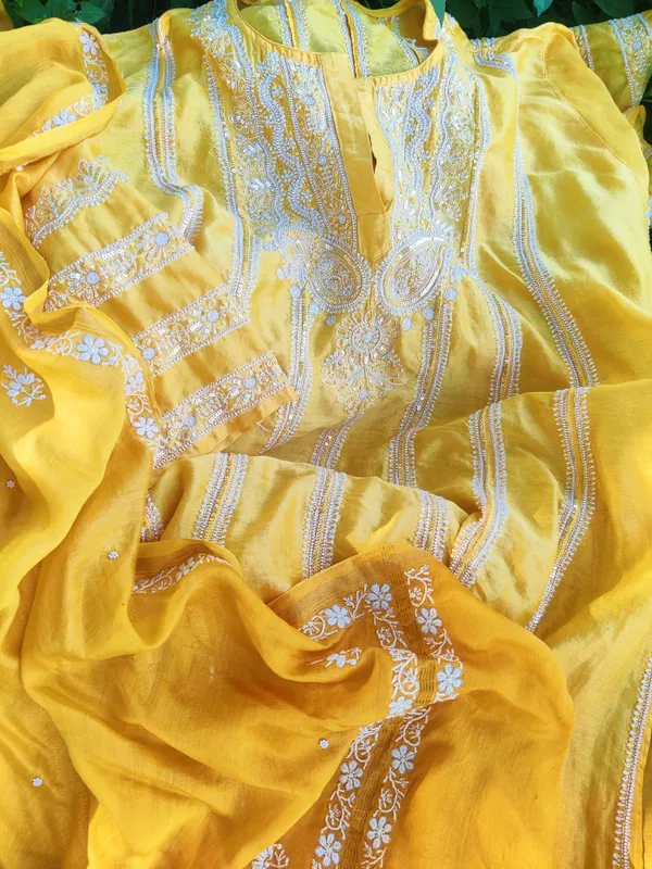 Yellow_Embroidered_Straight_Kurta_Set_For_Women