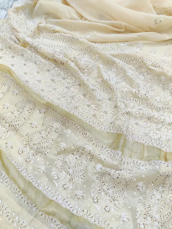Cream_Cotton_Khadi_Embroidered_Saree_For_Women