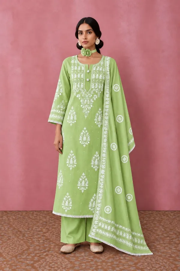 Green_Printed_Straight_Kurta_Set_for_Women