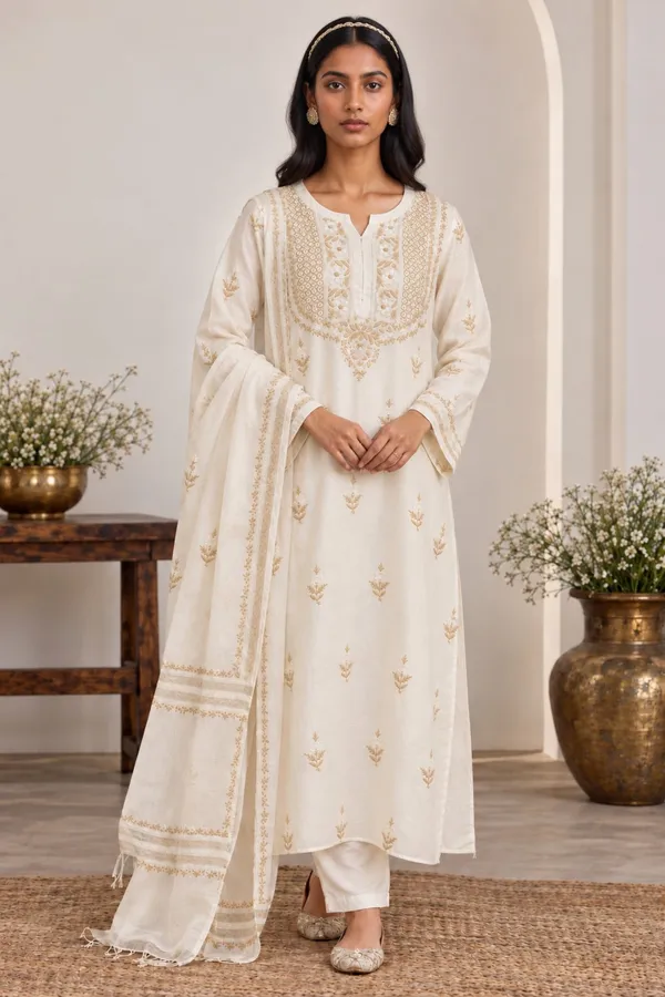 Beige_Embroidered_Straight_Kurta_Set_for_Women