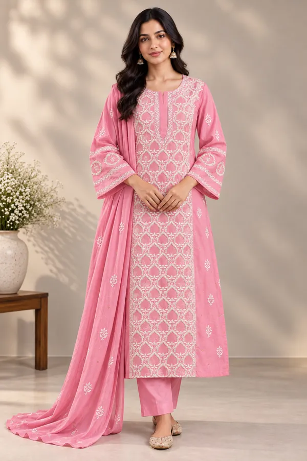 Pink_Embroidered_Straight_Kurta_Set_With_Dupatta_For_Women