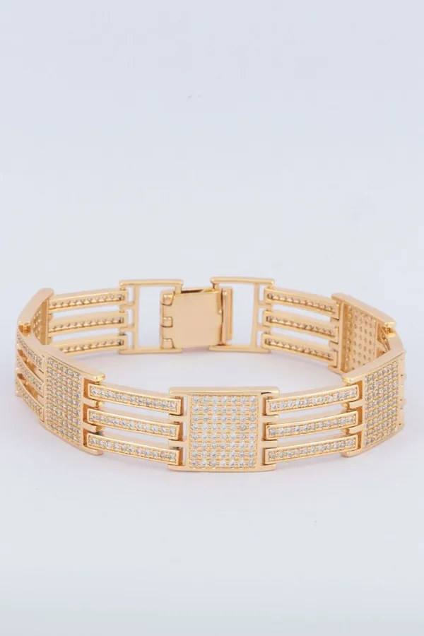 Gold_Tone_Rhinestone_Link_Bracelet