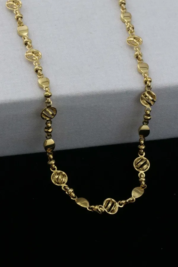 Gold_Tone_Metal_Link_Necklace_for_Women