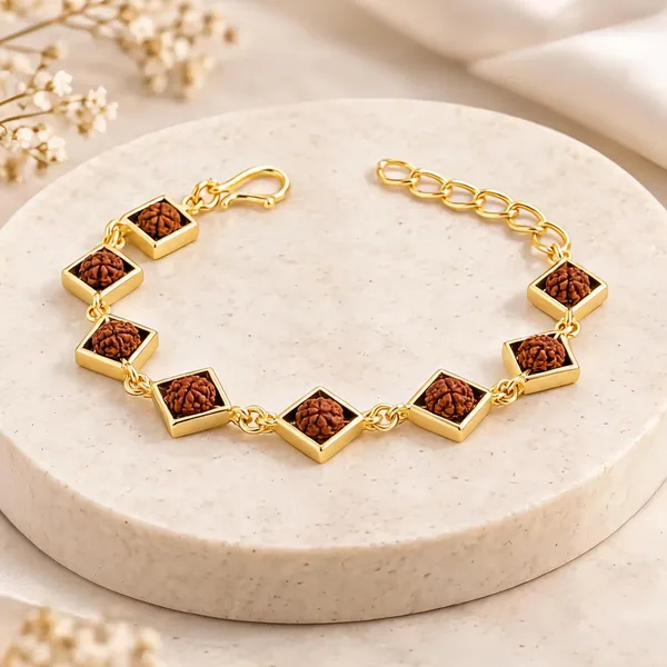 Gold_Alloy_Rudraksha_Bead_Linked_Bracelet_For_Women