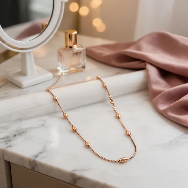 Rose_Gold_Alloy_Beaded_Chain_Necklace_For_Women