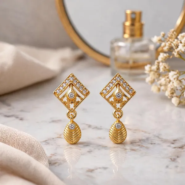 Gold_Alloy_Geometric_Square_Stone_Drop_Earrings_For_Women
