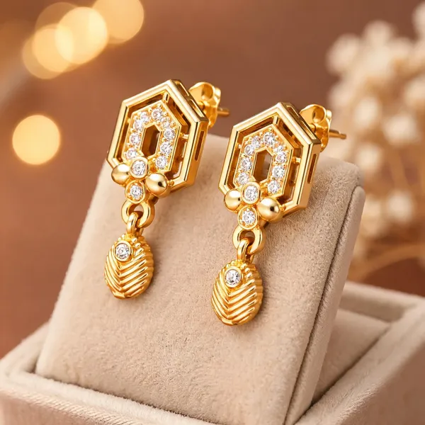 Gold_Alloy_Hexagonal_Stone_Drop_Earrings_For_Women