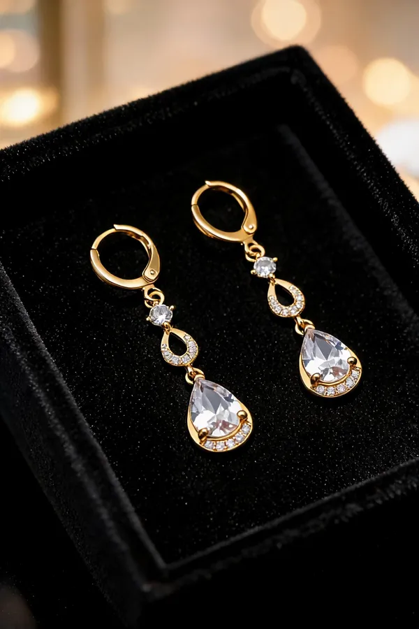 Gold_Alloy_Crystal_Teardrop_Drop_Earrings_For_Women