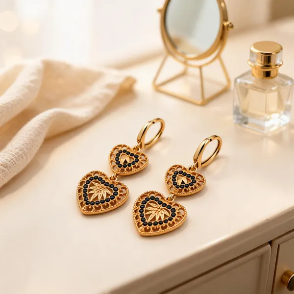 Gold_Alloy_Stone_Geometric_Heart_Drop_Earrings_For_Women