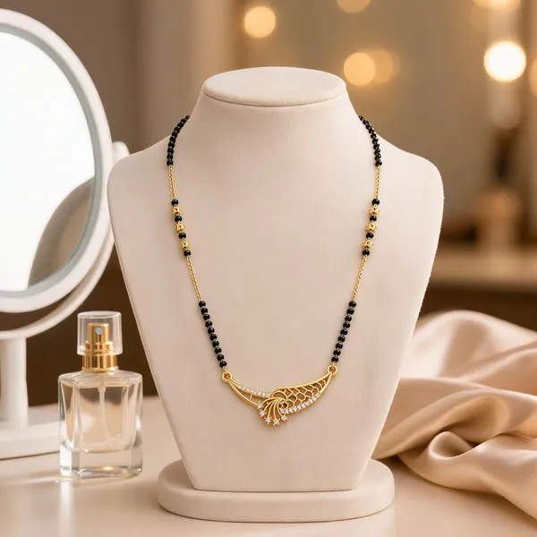 Gold_Alloy_Black_Beaded_Peacock_Pendant_Mangalsutra_For_Women