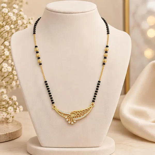 Gold_Alloy_Black_Beaded_Peacock_Pendant_Mangalsutra_For_Women