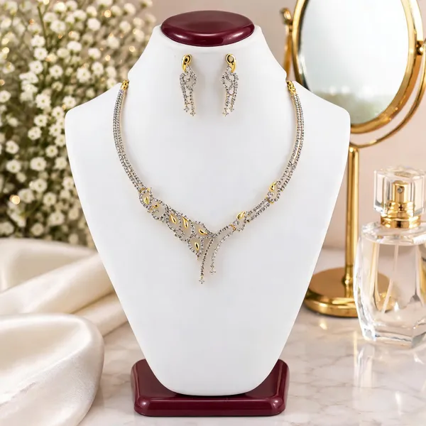 Gold_Alloy_Stone_Embellished_Necklace_And_Earring_Set_For_Women