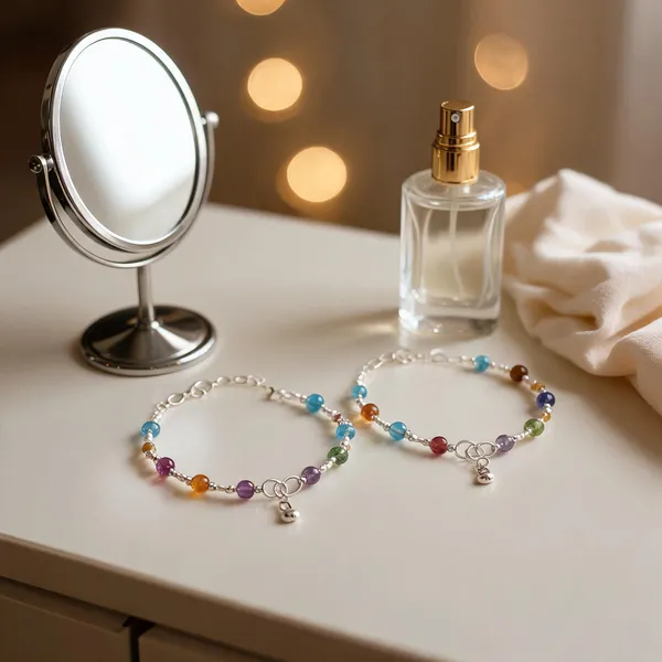 Multicolour_Beaded_Anklet_Pair_For_Women