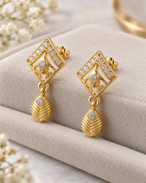 Gold_Tone_Geometric_Drop_Earrings_for_Women