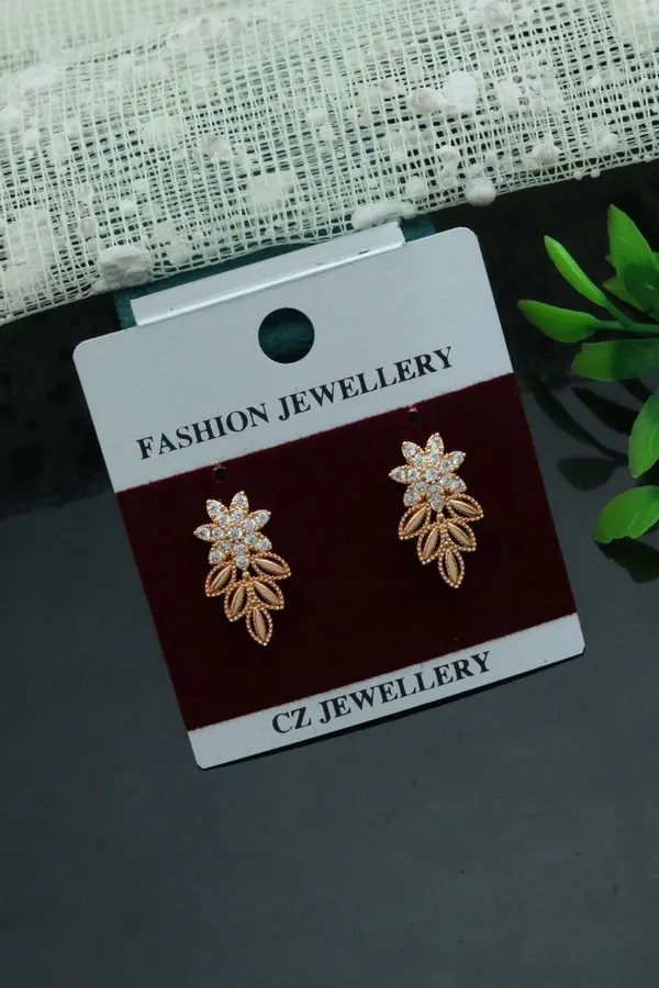 Gold_Tone_Floral_CZ_Drop_Earrings_for_Women