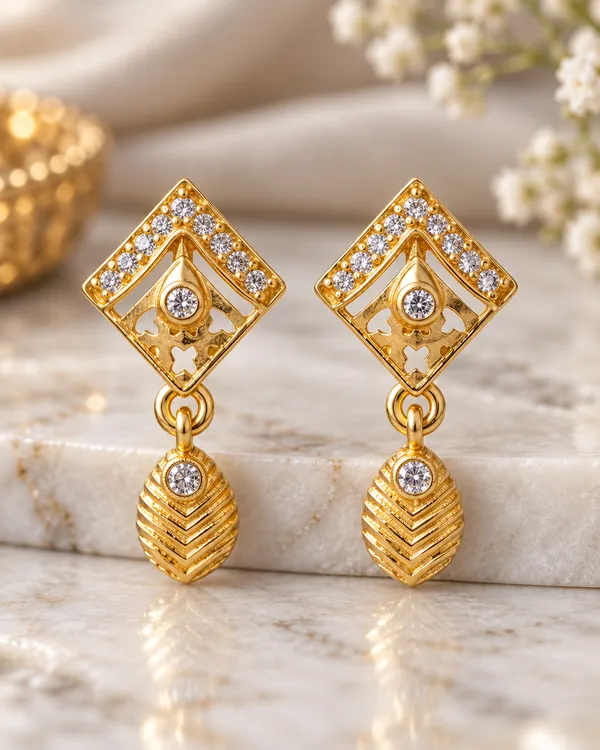Gold_Tone_Geometric_Drop_Earrings_for_Women