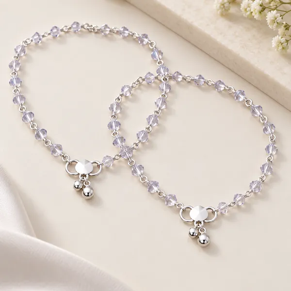 Silver_Crystal_Beaded_Anklets_for_Women