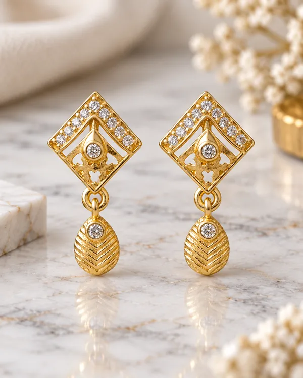 Gold_Tone_Geometric_Drop_Earrings_for_Women