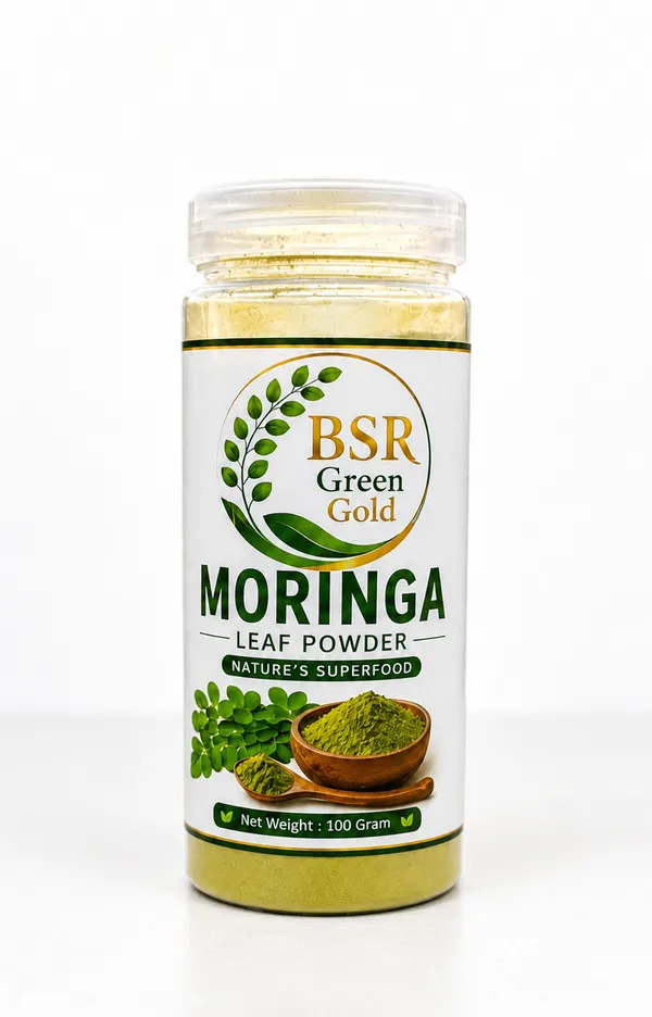 BSR_Green_Gold_Moringa_Leaf_Powder_100_Gram