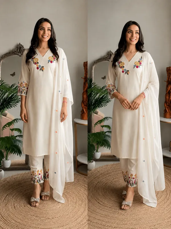 White_Embroidered_Straight_Kurta_Set_for_Women