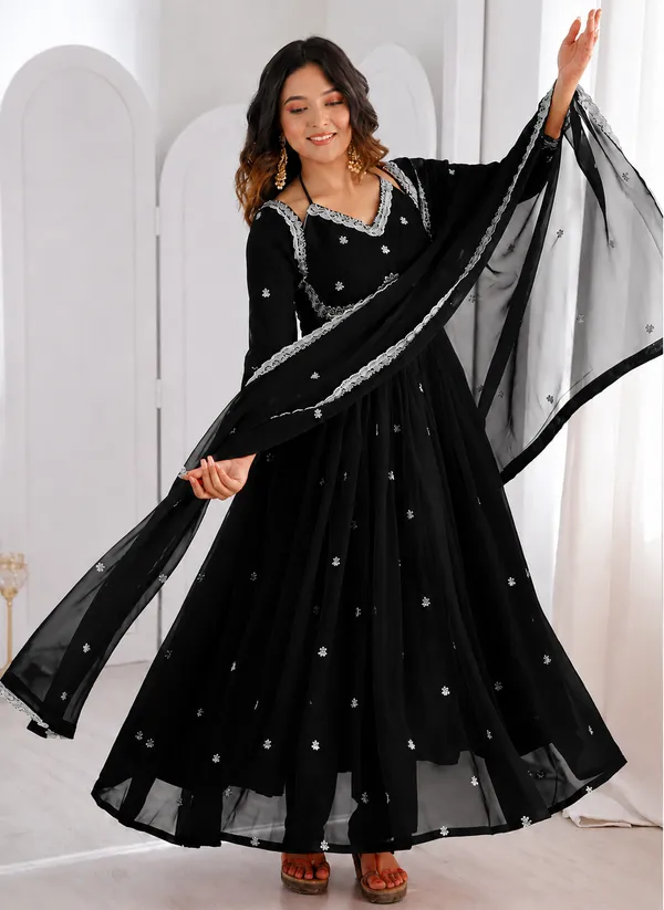 Black_Embroidered_Anarkali_Dress_For_Women