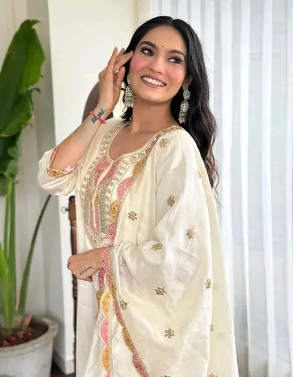 Cream_Embroidered_Straight_Kurta_Set_for_Women