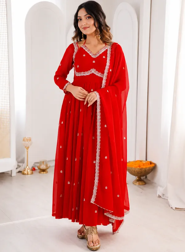 Red_Embellished_Anarkali_Suit_Set_for_Women