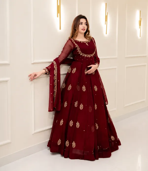 Maroon_Embroidered_Anarkali_Suit_For_Women