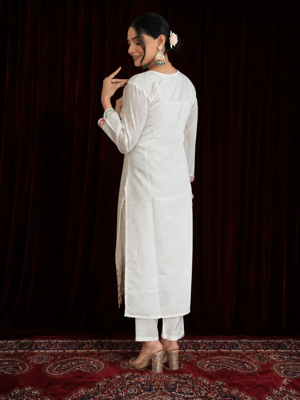 White_Embroidered_Straight_Kurta_Set_for_Women