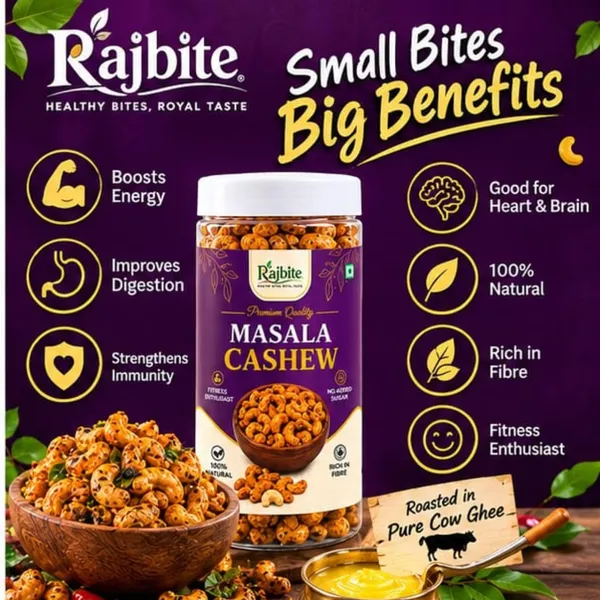 Rajbite_Masala_Roasted_Cashews_Cow_Ghee_300G