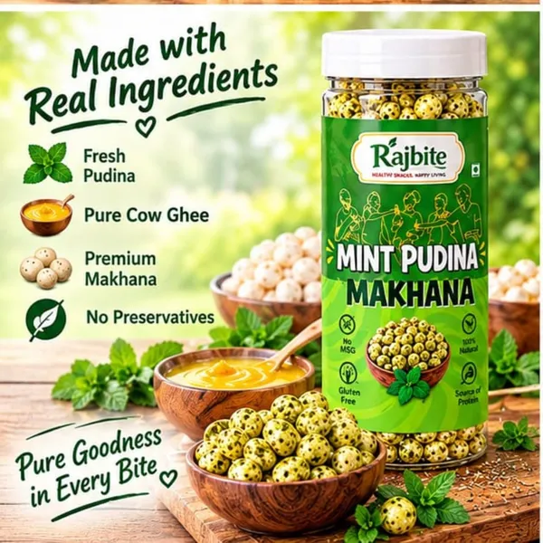 Rajbite_Mint_Pudina_Roasted_Makhana_Cow_Ghee_75G_-_Pack_of_2