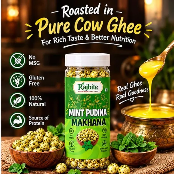 Rajbite_Mint_Pudina_Roasted_Makhana_Cow_Ghee_75G_-_Pack_of_2