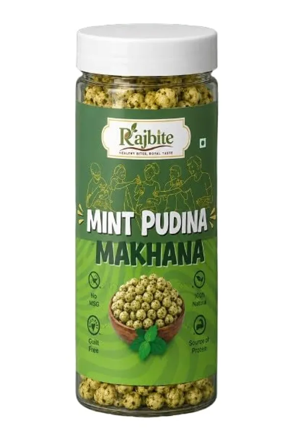 Rajbite_Mint_Pudina_Roasted_Makhana_Cow_Ghee_75G_-_Pack_of_2