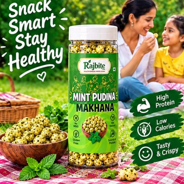 Rajbite_Mint_Pudina_Roasted_Makhana_Cow_Ghee_75G_-_Pack_of_2