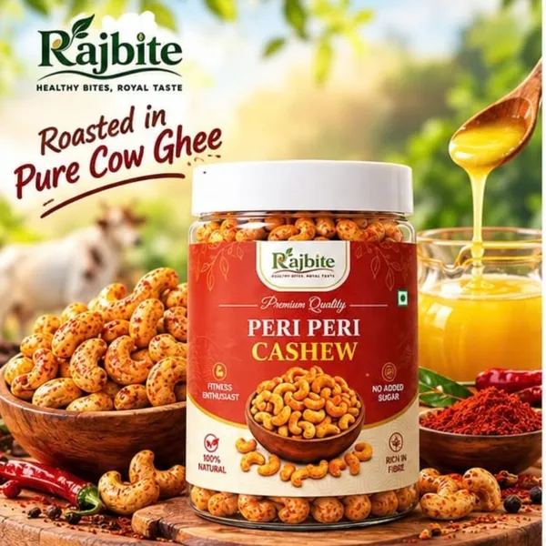 Rajbite_Masala_,Peri_Peri_,Black_pepper_,_Classic_Salted_And_Mint_Roasted_Cashews_Cow_Ghee_Pack_Of_5