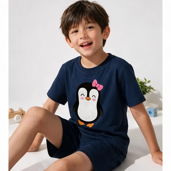 Sweet_Penguin_|_Deep_Blue_Co-ord_Set