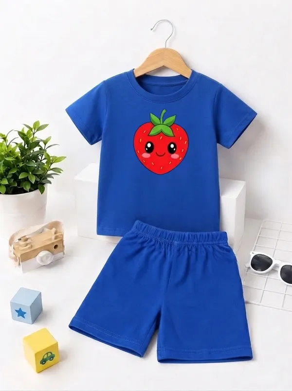 Sweet_Strawberry_|_Royal_Blue_Co-ord_Set