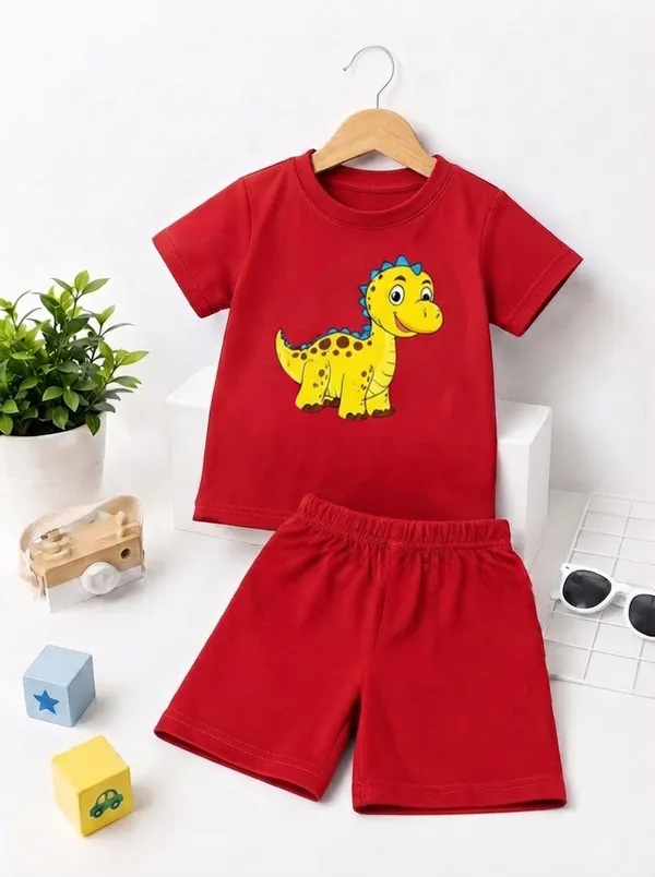 Happy_Dino_|_Red_Co-ord_Set
