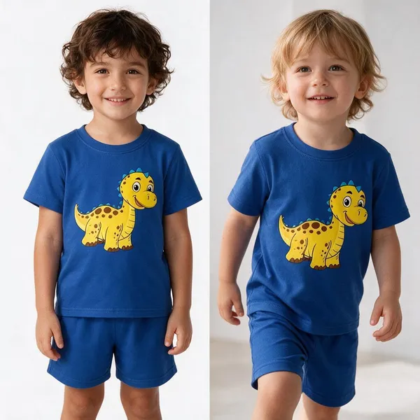 Happy_Dino_|_Royal_Blue_Co-ord_Set