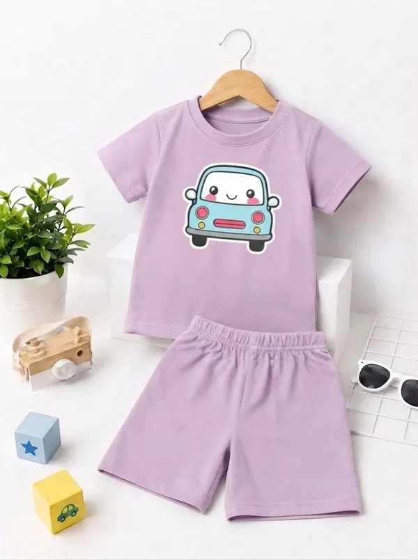 Smiley_Blue_Car_|_Purple_Co-ord_Set