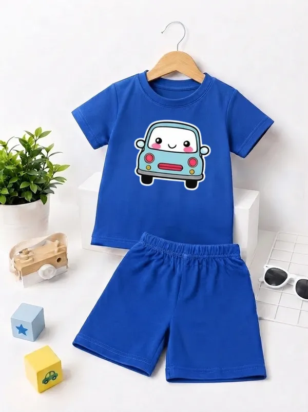 Smiley_Blue_Car_|_Royal_Blue_Co-ord_Set