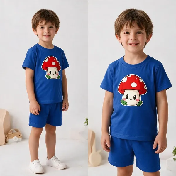 Happy_Mushroom_|_Royal_Blue_Co-ord_Set