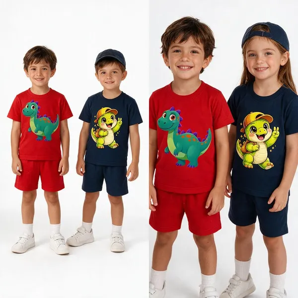 Spiky_Dino_&_School_Dino_|_Red_&_Deep_Blue_Co-ord_Set_Combo_(Pack_of_2)
