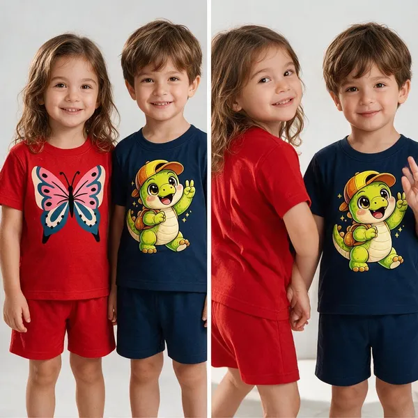 Pretty_Butterfly_&_School_Dino_|_Red_&_Deep_Blue_Co-ord_Set_Combo_(Pack_of_2)