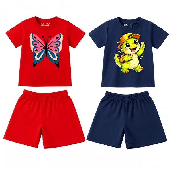 Pretty_Butterfly_&_School_Dino_|_Red_&_Deep_Blue_Co-ord_Set_Combo_(Pack_of_2)