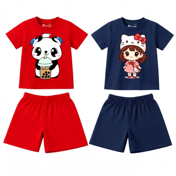 Boba_Panda_&_Kitty_Girl_|_Red_&_Deep_Blue_Co-ord_Set_Combo_(Pack_of_2)