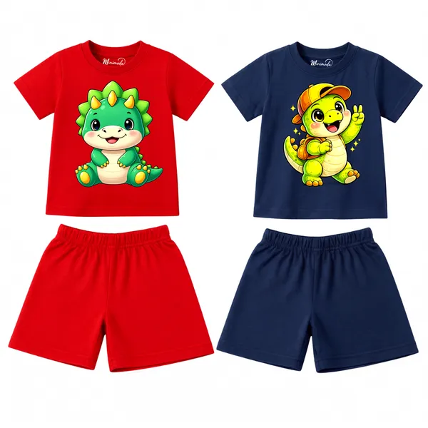 Baby_Dino_&_School_Dino_|_Red_&_Deep_Blue_Co-ord_Set_Combo_(Pack_of_2)
