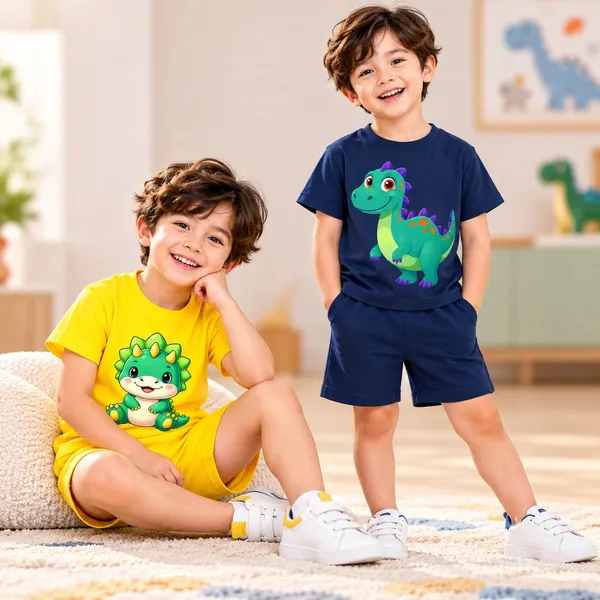 Baby_Dino_&_Spiky_Dino_|_Yellow_&_Deep_Blue_Cotton_Co-ord_Set_Combo_for_Boys_(Pack_of_2)
